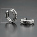 Gold Full Zircon Couple Ear Cuff Earrings, Korean Style Unisex Men And Women Ear Jewelry view 5