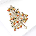 Alloy Enamel Fruit Tree Brooch For Simple Fashion Apparel view 4