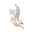 Alloy Rhinestone Cat Eye Butterfly Brooch Pin For Cardigan Shawl view 5