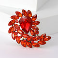 Alloy Colorful Crystal Brooch Pin For Womens Clothing Accessories view 4