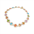 Korean Style Alloy Geometric Round Colorful Rhinestone Choker Necklace For Women view 5