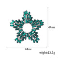 Alloy Crystal Five Point Star Brooch For Elegant Suit Accessories view 5
