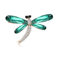 Alloy Crystal Butterfly Brooch For Creative Insect Clothing Decoration view 2