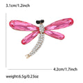 Alloy Crystal Butterfly Brooch For Creative Insect Clothing Decoration view 5