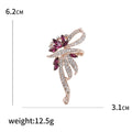 Alloy Rhinestone Brooch Pin For Women's Coats And Office Suits view 5