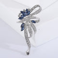 Alloy Rhinestone Brooch Pin For Women's Coats And Office Suits view 3