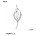 Alloy Floral Brooch Pin For Sweaters Coats And Apparel view 5