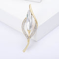 Alloy Floral Brooch Pin For Sweaters Coats And Apparel view 2