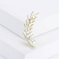 Alloy Pearl Wheat Brooch With Crystal For Clothing Fastening view 6