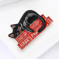 Alloy Enamel Lazy Cat Brooch Pin For Casual Clothing Accessories view 4