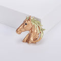 Alloy Horse Head Brooch For Suit Coat And Apparel Decoration view 4