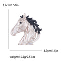 Alloy Horse Head Brooch For Suit Coat And Apparel Decoration view 6