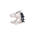Alloy Horse Head Brooch For Suit Coat And Apparel Decoration view 5