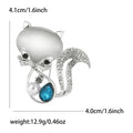 Alloy Rhinestone Opal Fox Brooch For Fashion Garment Accessories view 4