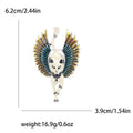 Alloy Winged Angel Cat Brooch Animal Lapel Pin For Clothing view 5