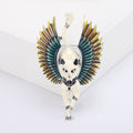 Alloy Winged Angel Cat Brooch Animal Lapel Pin For Clothing view 6
