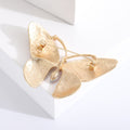 Alloy Colorful Butterfly Brooch Pin With Enamel And Rhinestone Decoration view 4