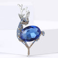 Alloy Rhinestone Deer Brooch Pin For Women's Fashion Clothing Decoration view 2