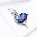 Alloy Rhinestone Deer Brooch Pin For Women's Fashion Clothing Decoration view 4