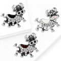 Alloy Enamel Cute Ox Brooch For Zodiac Apparel Accessories view 2