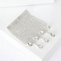 Alloy Rhinestone Tassel Chain Brooch For Women's Suit Lapel view 5
