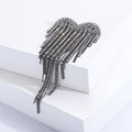 Alloy Heart Tassel Brooch Pin For Women's Suit Lapels view 4