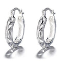 Creative Minimalist Openwork Copper Earrings For Women European American Fashion Ear Jewelry view 6