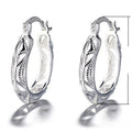 Creative Minimalist Openwork Copper Earrings For Women European American Fashion Ear Jewelry view 5