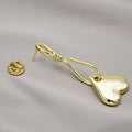 European Statement Metal Heart Brooch Pin Cardigan Closure Anti Exposure Clothing Accessory view 4