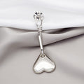 European Statement Metal Heart Brooch Pin Cardigan Closure Anti Exposure Clothing Accessory view 3