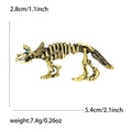 Alloy Skull Dinosaur Brooch Pin For Unisex Suit Lapel Accessories view 5