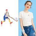 Alloy Enamel Cartoon Hockey Player Brooch Pin For Sports Gifts view 2