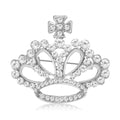 Alloy Rhinestone Crown Brooch Pin For Suit Dress Lapel Accessories view 5