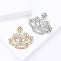 Alloy Rhinestone Crown Brooch Pin For Suit Dress Lapel Accessories view 4