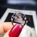 Creative Heart Zircon Ring For Women Fashion Heart Shape Finger Ring Valentines Day Gift Jewelry view 4