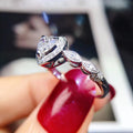Creative Heart Zircon Ring For Women Fashion Heart Shape Finger Ring Valentines Day Gift Jewelry view 2