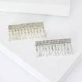 Alloy Rhinestone Tassel Brooch Pin For Women's Suit Jackets view 1