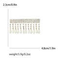 Alloy Rhinestone Tassel Brooch Pin For Women's Suit Jackets view 6
