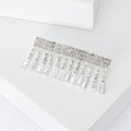 Alloy Rhinestone Tassel Brooch Pin For Women's Suit Jackets view 5
