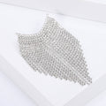 Luxury Alloy Rhinestone Tassel Brooch Pin For Sweaters And Coats view 4