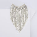 Luxury Alloy Rhinestone Tassel Brooch Pin For Sweaters And Coats view 2