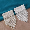 Alloy Full Rhinestone Tassel Brooch Pin For Garment Decoration view 1