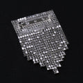 Alloy Full Rhinestone Tassel Brooch Pin For Garment Decoration view 3
