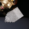 Alloy Full Rhinestone Tassel Brooch Pin For Garment Decoration view 4