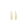 Elegant Gold Plated Alloy Water Drop Hook Studs, Minimalist Korean Style Women's Fashion Earrings view 5
