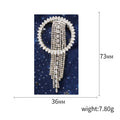 Alloy Circle Tassel Brooch For Women's Fashion Clothing view 5