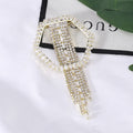 Alloy Geometric Long Tassel Brooch For Fashion Apparel Decoration view 2