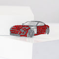 Alloy Rhinestone Car Brooch Pin For Suits And Cardigans view 3