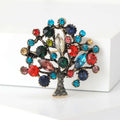 Metal Alloy Rhinestone Money Tree Brooch For Lapels And Scarves view 5