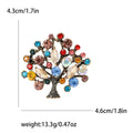 Metal Alloy Rhinestone Money Tree Brooch For Lapels And Scarves view 6